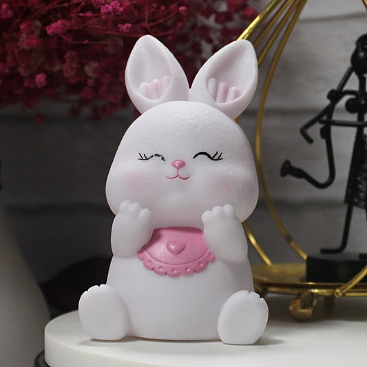 CuteRabbit - Charmante lampe de table LED pour chambre à coucher