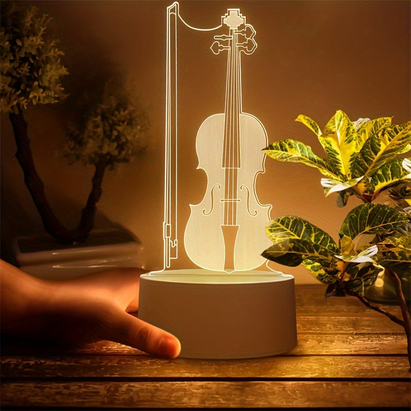 CelloGlow Lampe - Éclairage nocturne LED 3D