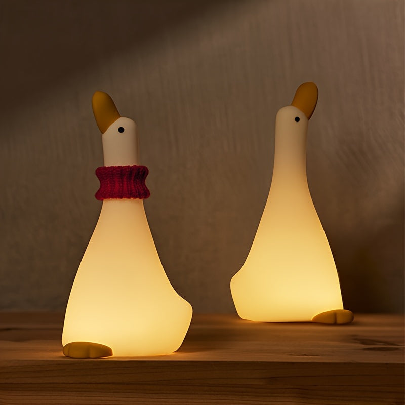 DreamDuck Lampe - Lampe de Nuit en Silicone avec Capteur Tactile Rechargeable