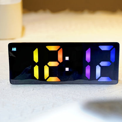 DigiTime Horloge - Réveil LED élégant avec affichage de la date