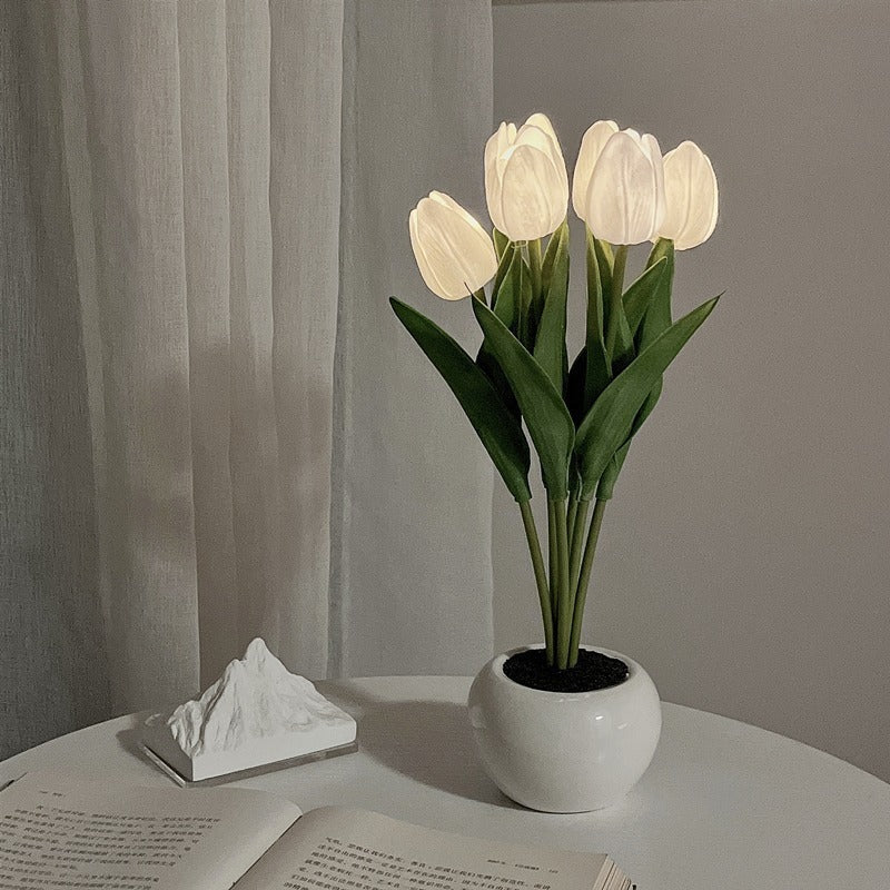 Lampe de table tulipe classique