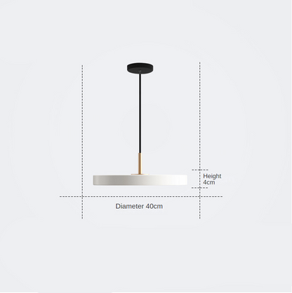 Floroux - Lustre élégant nordique à sous-verres plafonnier