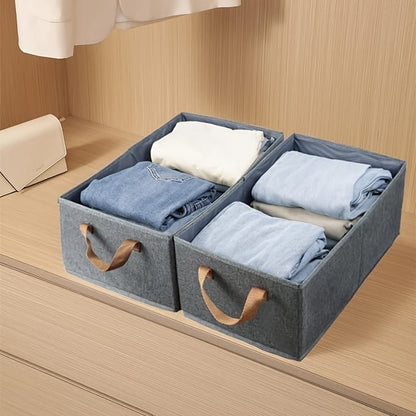 ChicOrganize - Élégant Ensemble de 3 Paniers de Rangement Pliables