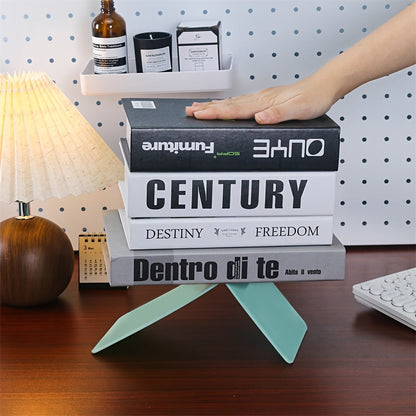 ClearStand - Ensemble de 2 Supports à Livres Transparents Élégants