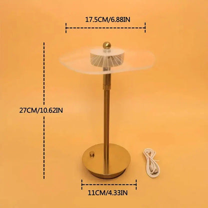 Floroux - Lampe de table LED moderne pour une atmosphère chaleureuse et accueillante