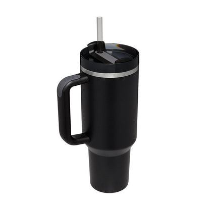 Tasse isolante avec anse et paille | 1200 ML