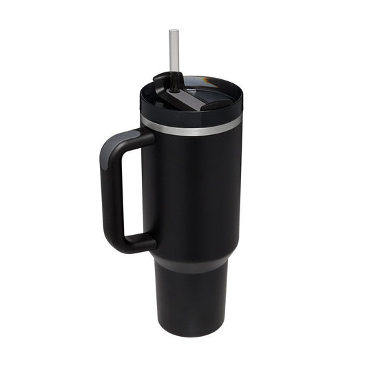 Tasse isolante avec anse et paille | 1200 ML