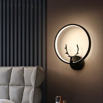 Antler Tête de cerf Applique murale