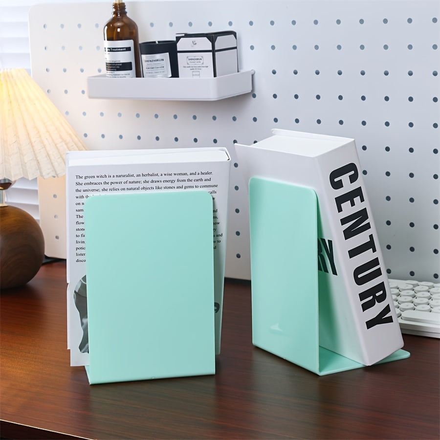 ClearStand - Ensemble de 2 Supports à Livres Transparents Élégants