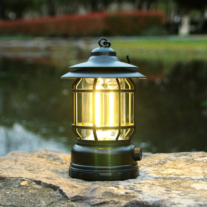 RetroGlow Lampe – Dimmable Lampe LED Rechargeable Extérieur