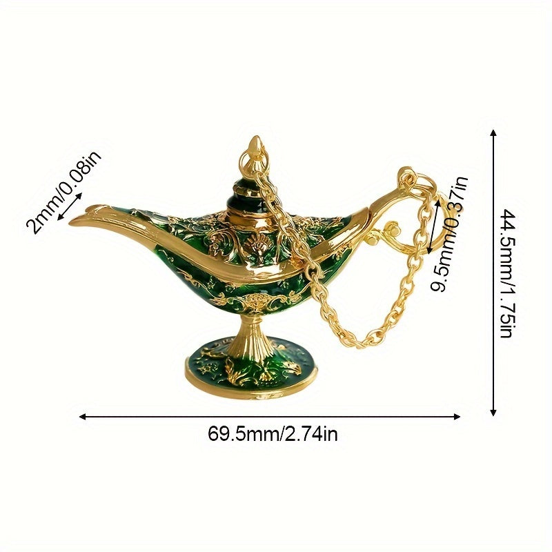 AladdinWish Lamp – Vintage Éclairage à Huile en Métal