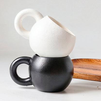 Stella Cup – Luxe Géométrique Tasse en Porcelaine