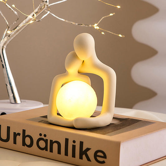 Floroux | Sculpture de Couple Lumineuse | Style Nordique | 2 modèles