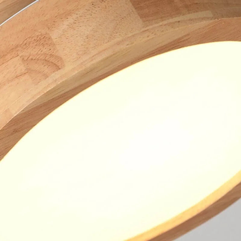 WoodCircle™ – Suspension ronde en bois élégante