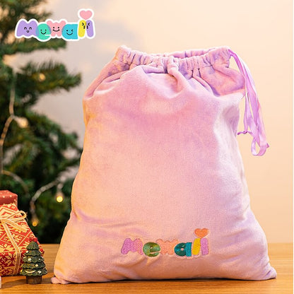 Sacs à cadeaux en velours Sacs anti-poussière pour animaux en peluche de cadeau Bonbons Fêtes de vacances