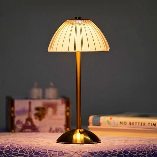 Floroux - Lampe de table LED cristalline scintillante pour une lueur luxueuse à la maison