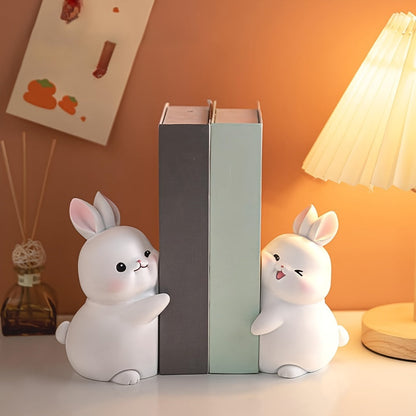 BunnyBookends – Supports de livres ludiques en style lapin