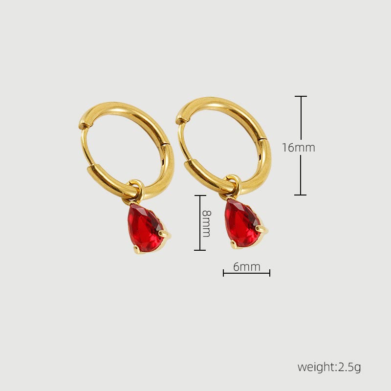 Ensemble de bijoux en grenat élégant - Liora's Enchantement