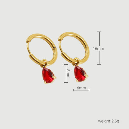 Ensemble de bijoux en grenat élégant - Liora's Enchantement