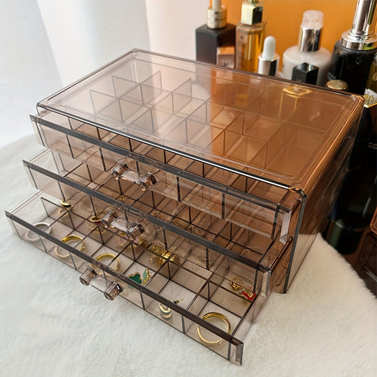 EleganceBox - Organisateur de bijoux de luxe avec 72 compartiments