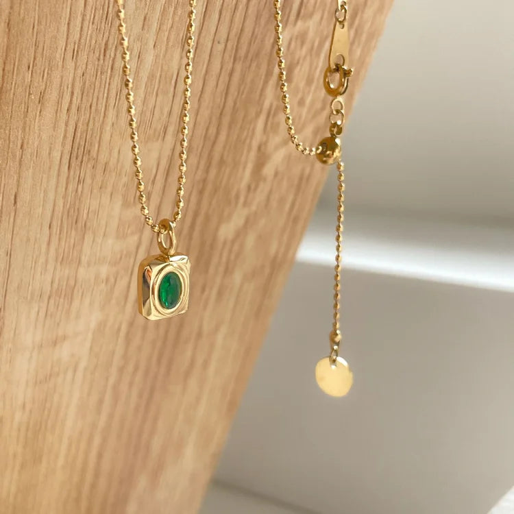 Celeste Vintage Pierre Précieuse Collier