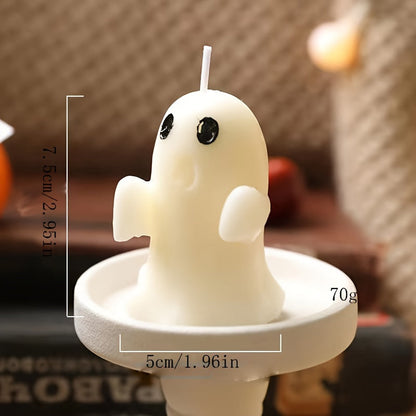 EnchantGlow - Bougie parfumée Halloween faite à la main avec Freesia