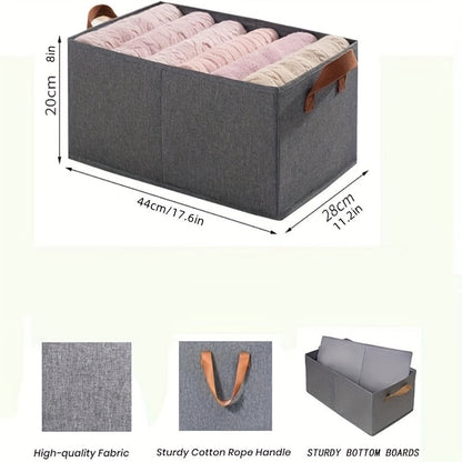 ChicOrganize - Élégant Ensemble de 3 Paniers de Rangement Pliables