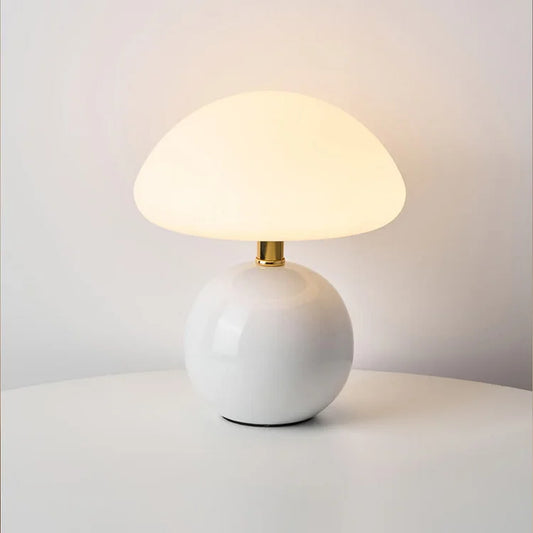 Floroux - Élégante lampe champignon française pour un éclat cosy et artistique