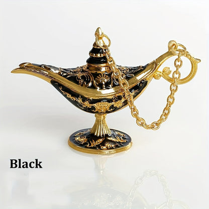 AladdinWish Lamp – Vintage Éclairage à Huile en Métal