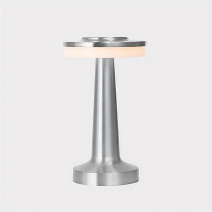 RetroGlow - Lampe de table stylée, multifonctionnelle et rechargeable