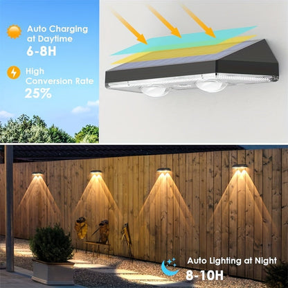 SolarShine Applique Murale - Éclairage Solaire LED Coloré pour l'Extérieur