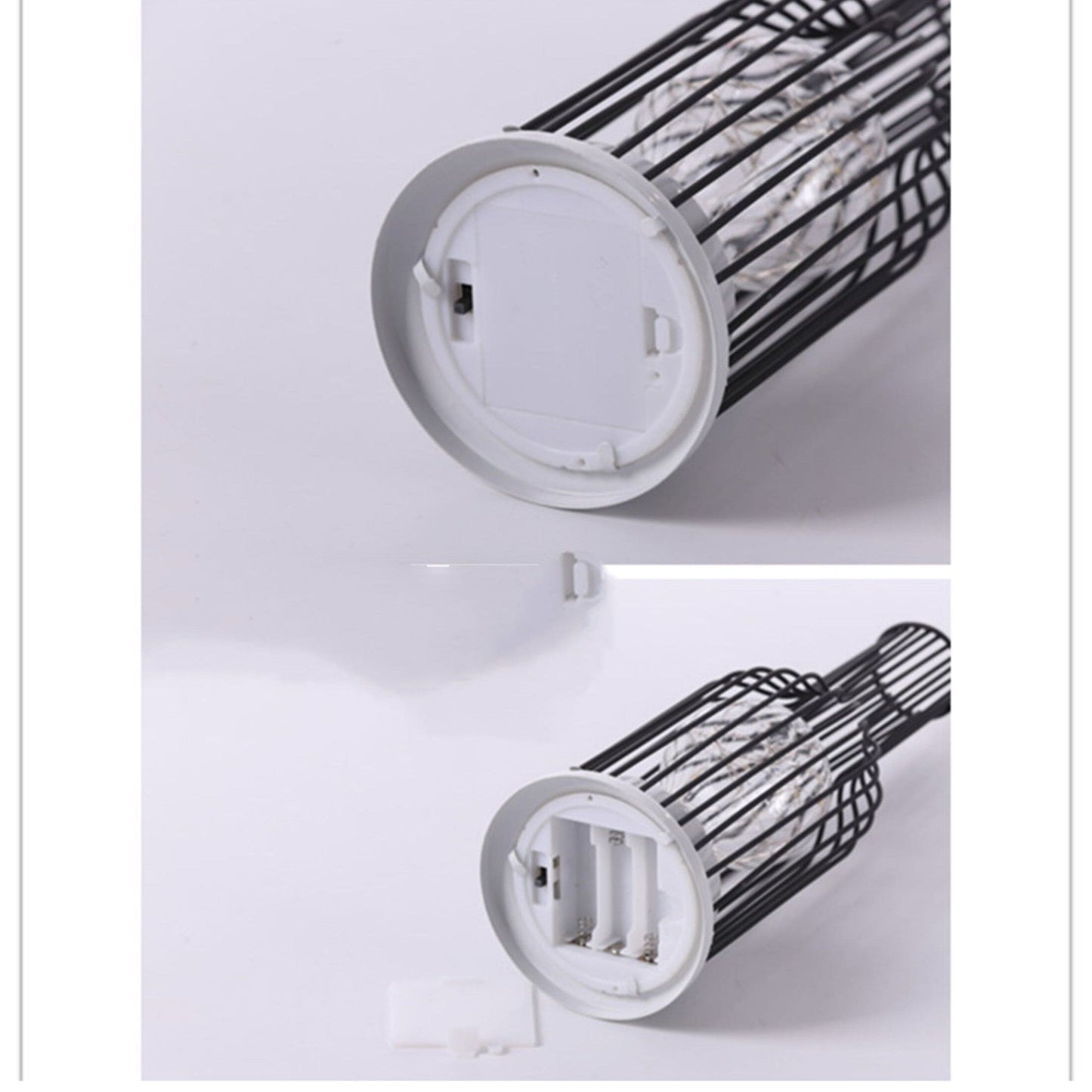 Floroux - Lampe de table Sleek Noir avec finition luxueuse