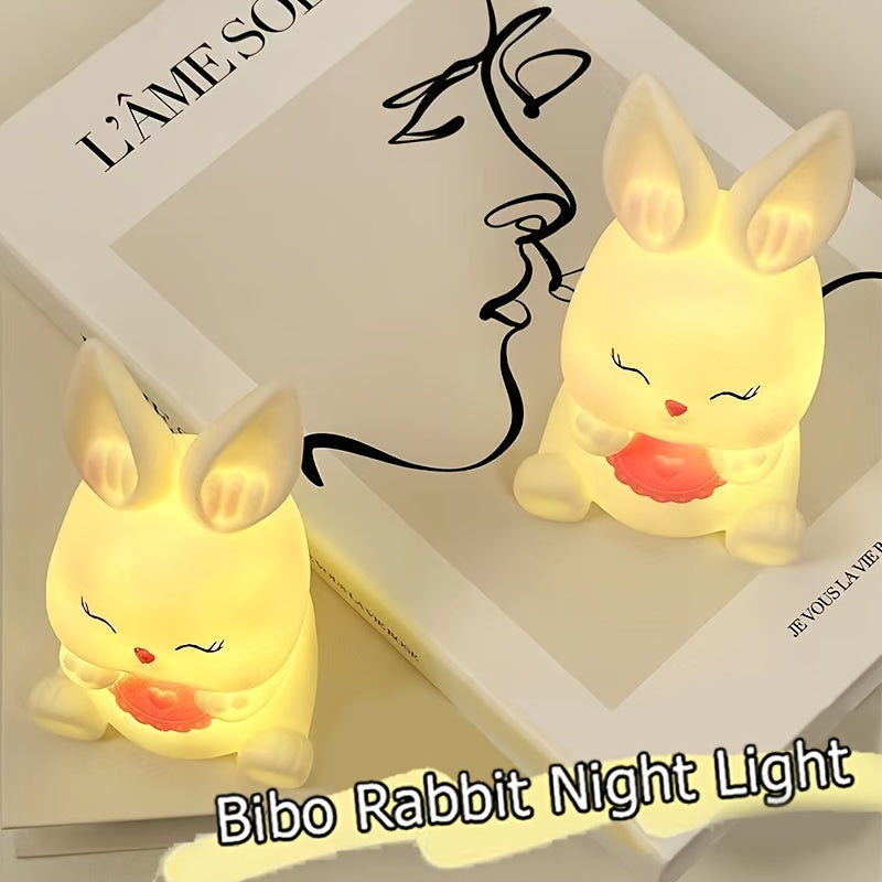 CuteRabbit - Charmante lampe de table LED pour chambre à coucher