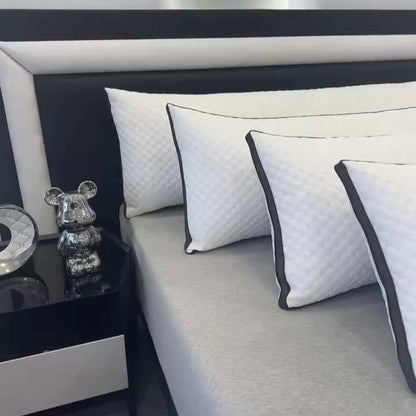 BubbleBliss Pillow - Coussin corporel 3D en tissu tricot doux pour un confort exceptionnel