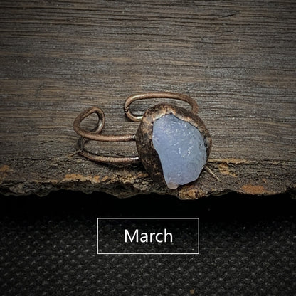 Bague en Pierre Naturelle Élégante - Selina