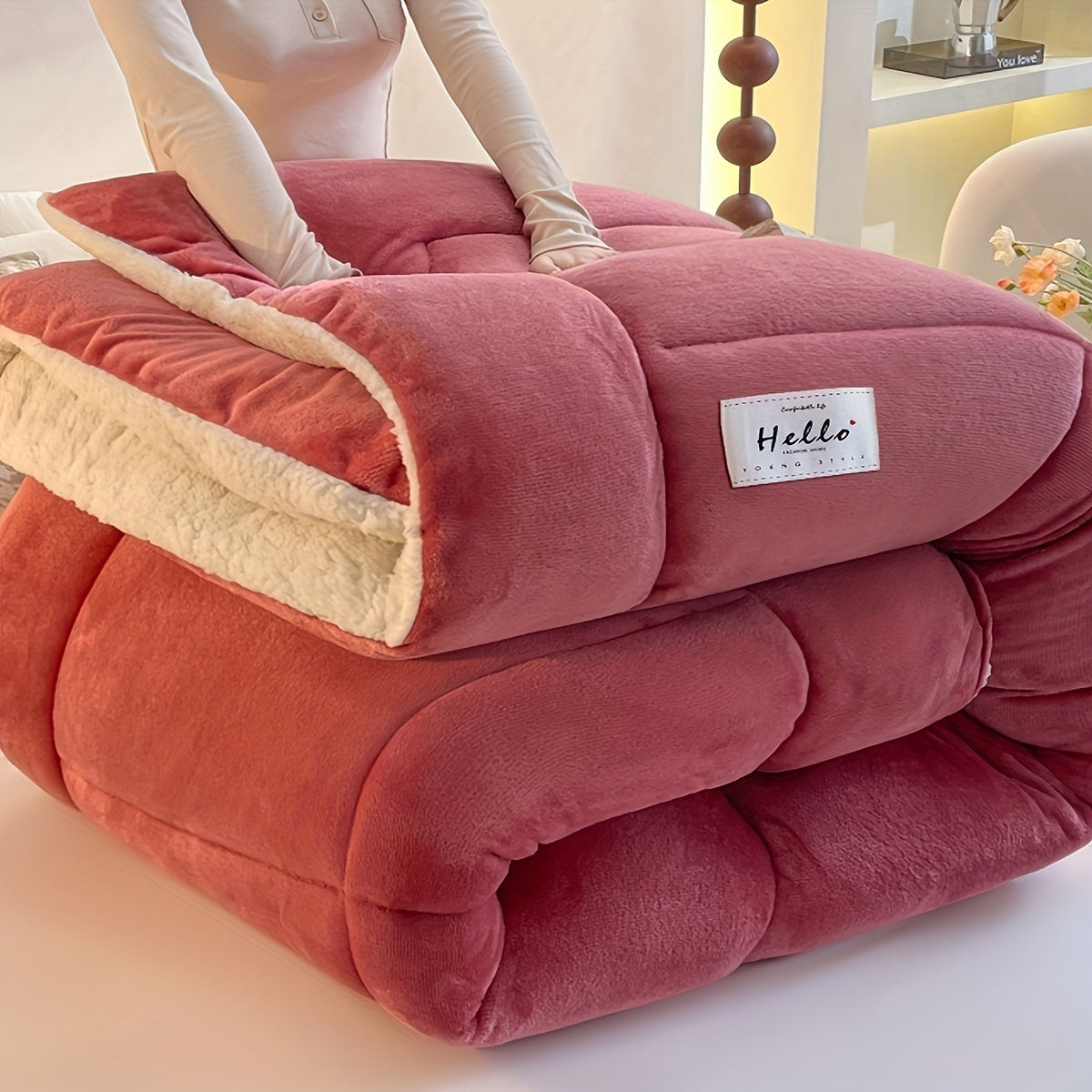 Couette en polaire Sherpa Cabin élégante – Confort et chaleur ultimes