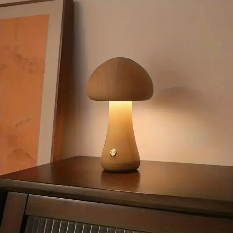 Floroux | Lampe de Table Champignon | Design Élégant et Doux