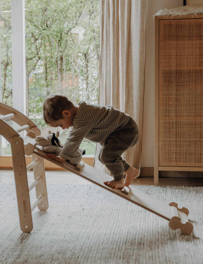 ClimbX Slide – 100 cm Mur d'escalade pour Enfants