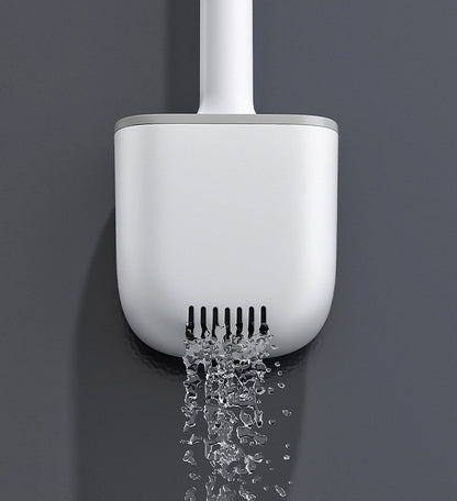SiliClean – Brosse de toilette murale antibactérienne en silicone