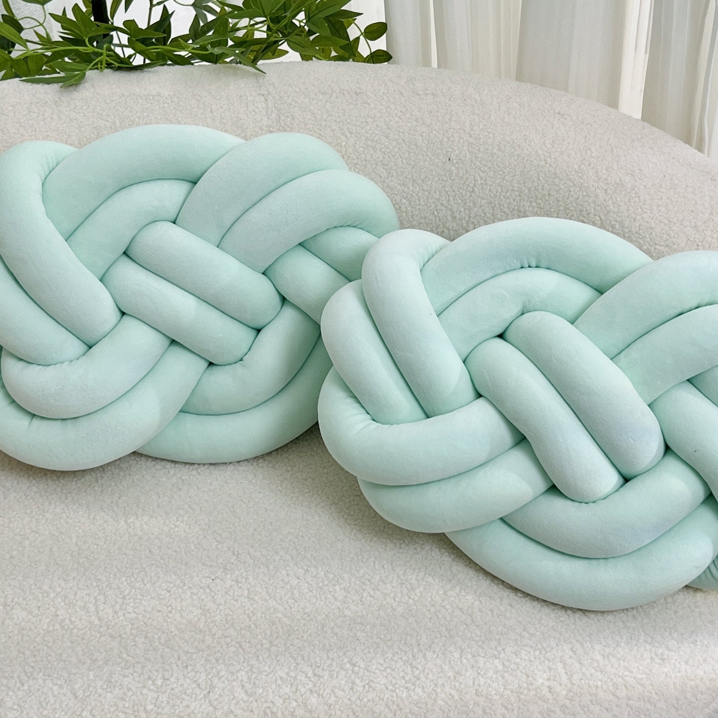 ComfortCloud Coussins - Coussins en peluche luxe avec design à boutons