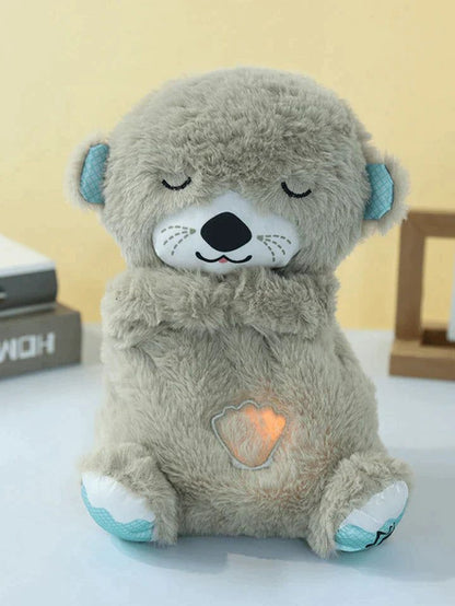 Floroux - Ours en peluche douillet avec des bruits pour une nuit de sommeil détendue