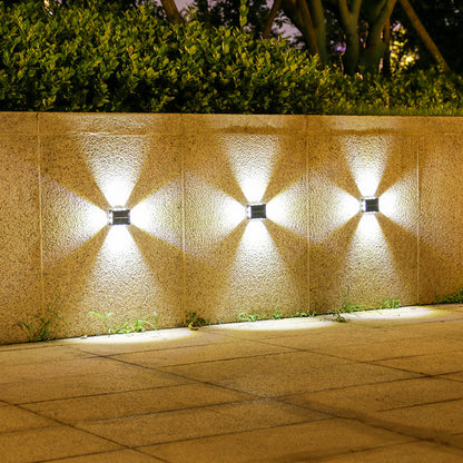 Floroux - Lampe murale solaire LED étanche pour espaces extérieurs