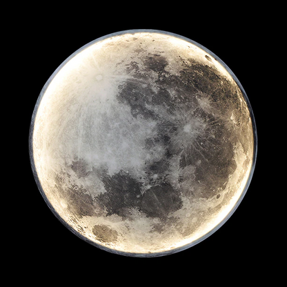 Floroux Lampe de Lune LED | Lumière d'ambiance magique | Lampe de nuit 3D Lune | Décoration pour la maison et la chambre