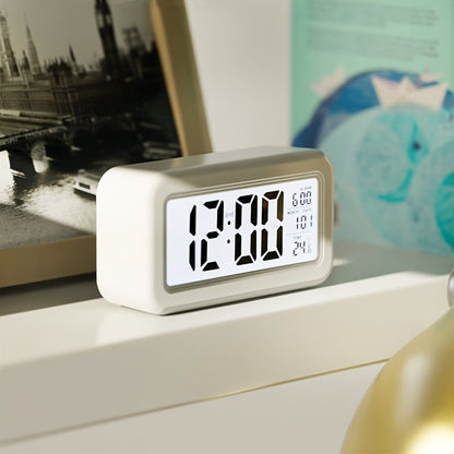 Horloge Réveil Floroux avec Écran LCD - Affichage de la Date et de la Température