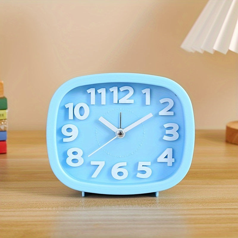 TimeSquare Horloge - Horloge de Réveil Carré 3D Élégant