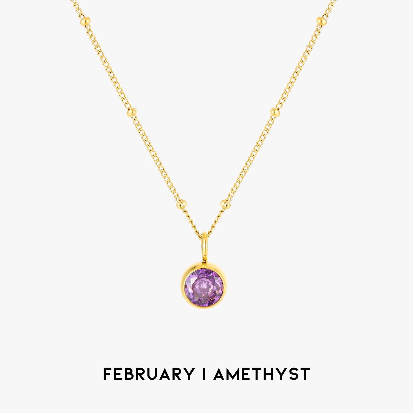 Aurora Pierre de Naissance Collier - Une Envoûtante Connexion