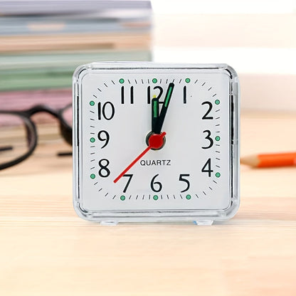 TimeSquare – Réveil Minimaliste Blanc pour Bureau & Chambre à coucher