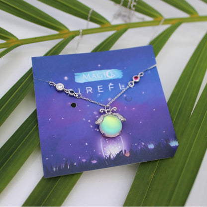 Collier en Pierre de Lune Envoûtant de Firefly | Unique et Rayonnant
