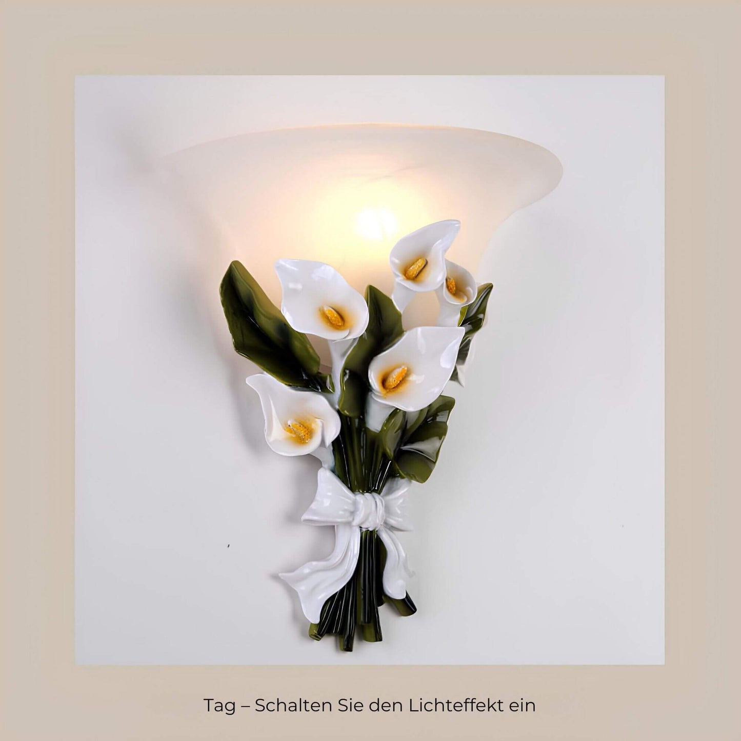 Floroux - Applique LED élégante au design floral pour une atmosphère accueillante