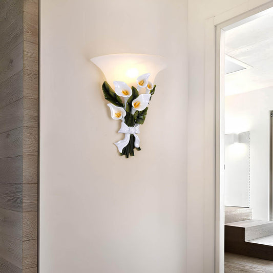 Floroux - Applique LED élégante au design floral pour une atmosphère accueillante